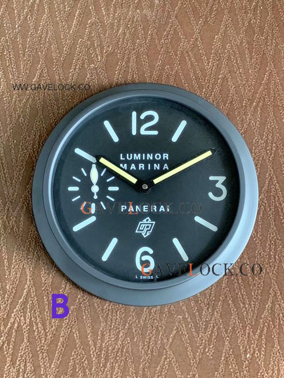 Replica Panerai Luminor Marina Silver Wall Clock - PAM005